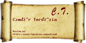 Czmór Terézia névjegykártya
